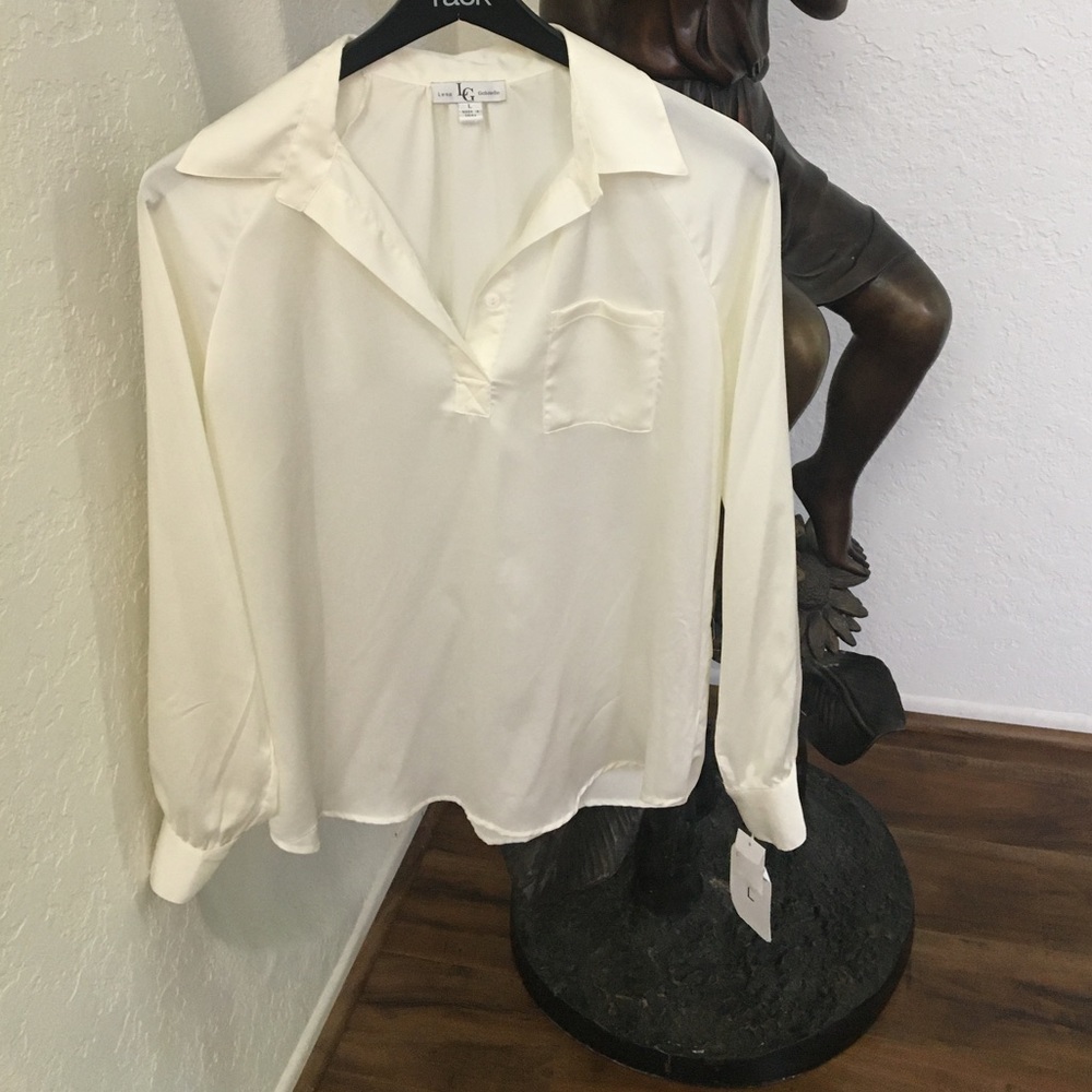 Lena Gabrielle Cream Blouse